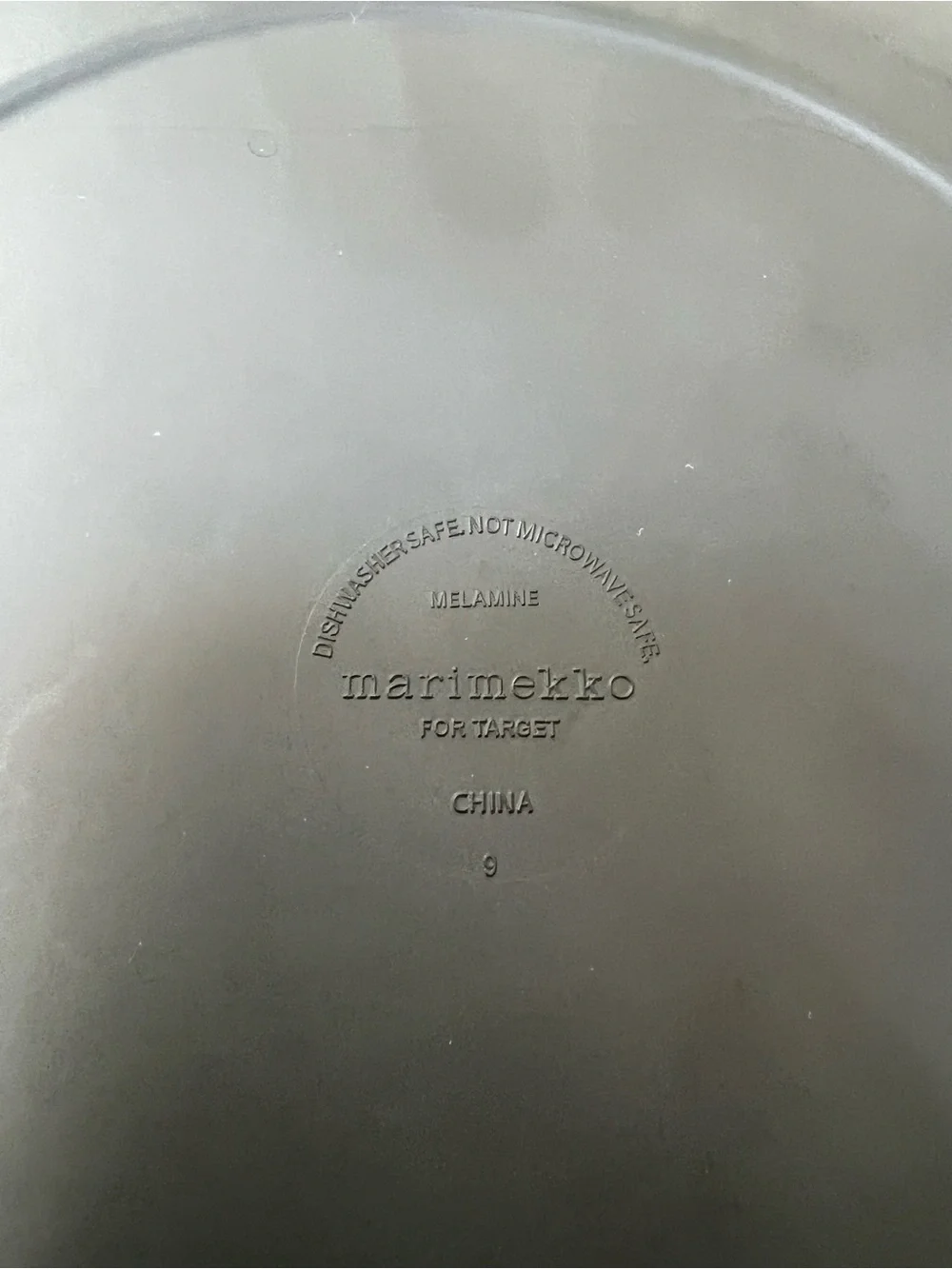 MARIMEKKO for Target Melamine Dinner Plates 10.5
